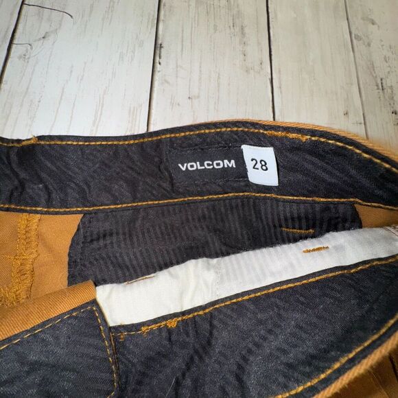 Volcom Hybrid Shorts Mens 28 Waist Surf Turf Copper Performance Active Quick Dry - Picture 5 of 8